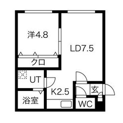 東苗穂8条3丁目 徒歩5分 2階の物件間取画像